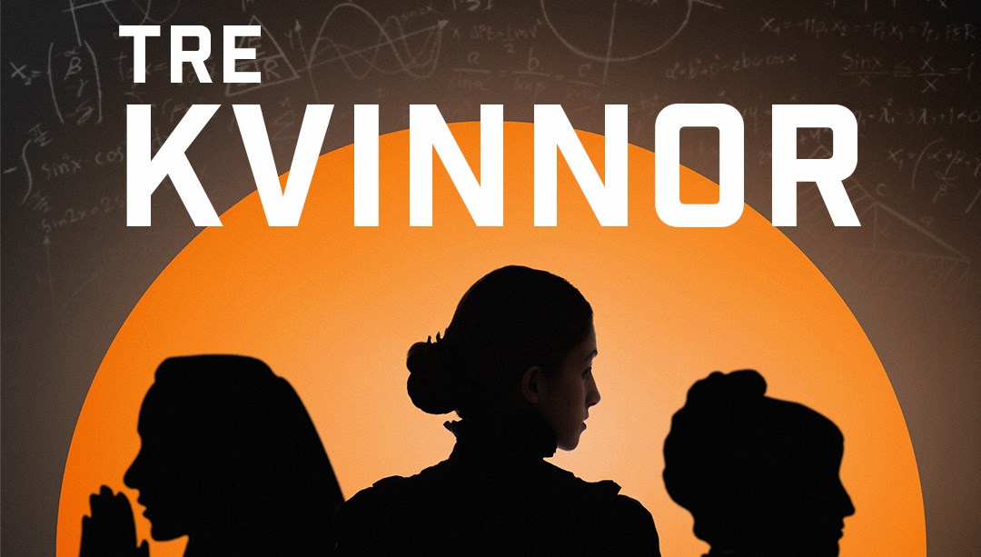 Tre kvinnoproiler i siluett