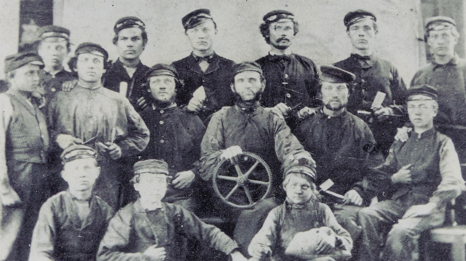 Forsviks gjutare 1865. Identifikationsnummer FBF000641, Forsviks bruk